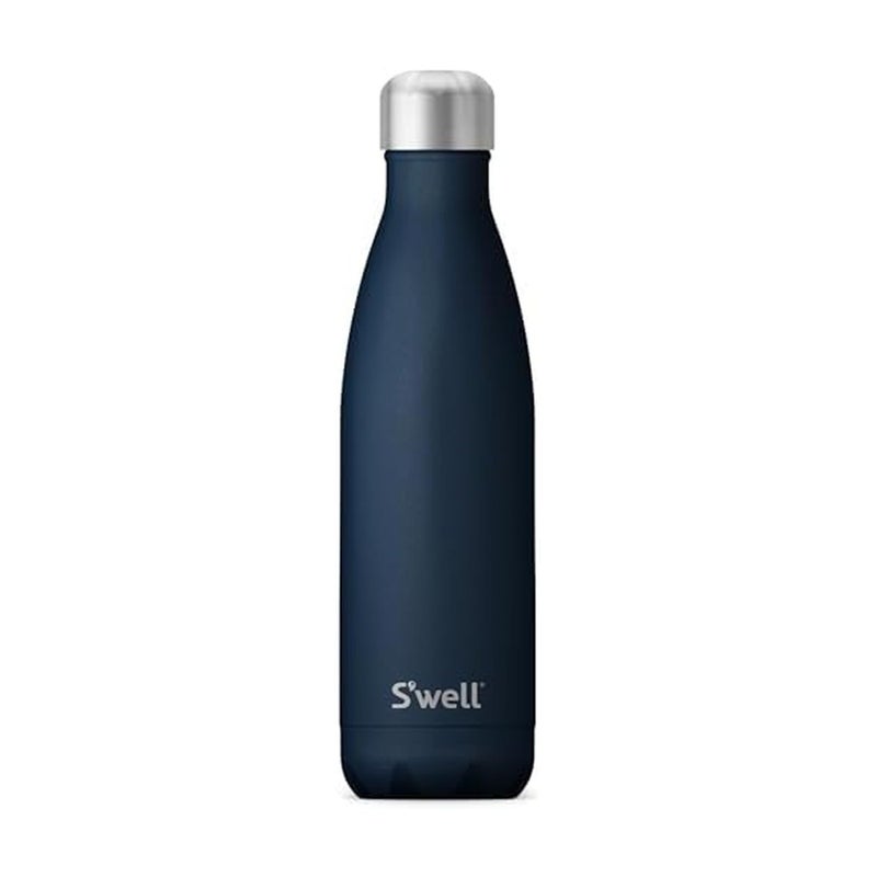 S'well Stainless Steel Water Bottle, 17oz, Azurite, Triple Layered Vacuum Insulated Containers Keeps Drinks Cold for 36 Hours and Hot for 18, BPA Free, Perfect for On the Go - Image 1